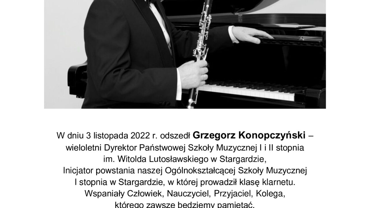 Zmarł Grzegorz Konopczyński