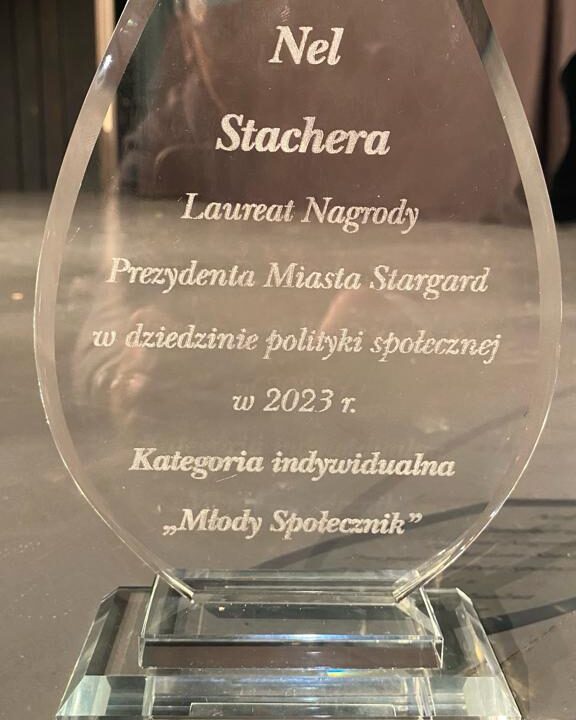 Nagroda Prezydenta Miasta Stargard  w Kategorii „Młody Społecznik”