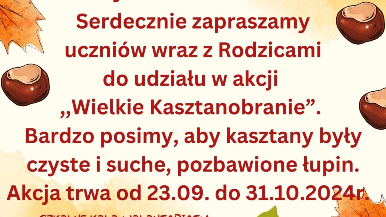 Kasztanobranie 2024